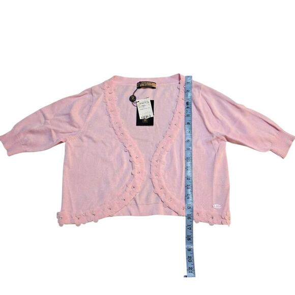 New Kinloch Anderson Girl Sweater Crop Cardigan Size 1A Pics For Measurement - Picture 5 of 8